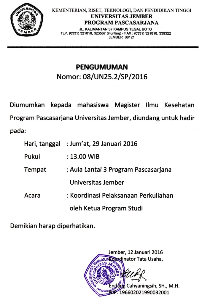 Pengumuman