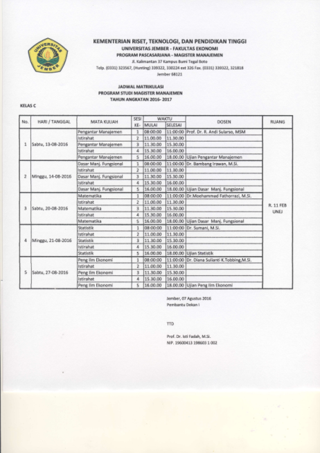 jadwal matrikulasi MM._003