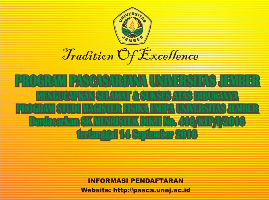 ucapan selamat S2 Fisika