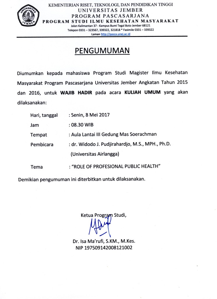 Kuliah UMUM