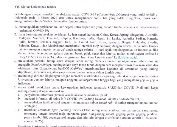 SURAT EDARAN PENCEGAHAN DINI COVID-19_001