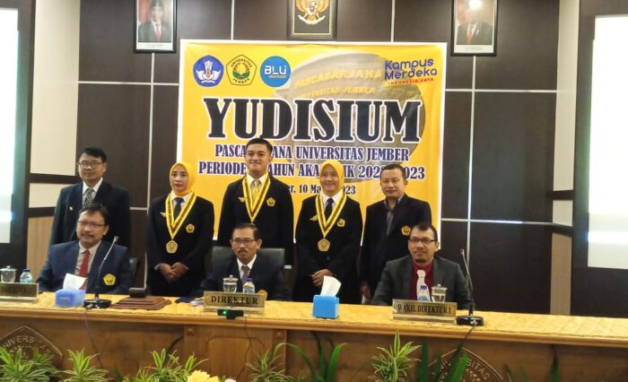 Yudisium Pascasarjana UNEJ Periode V Tahun 2022-2023